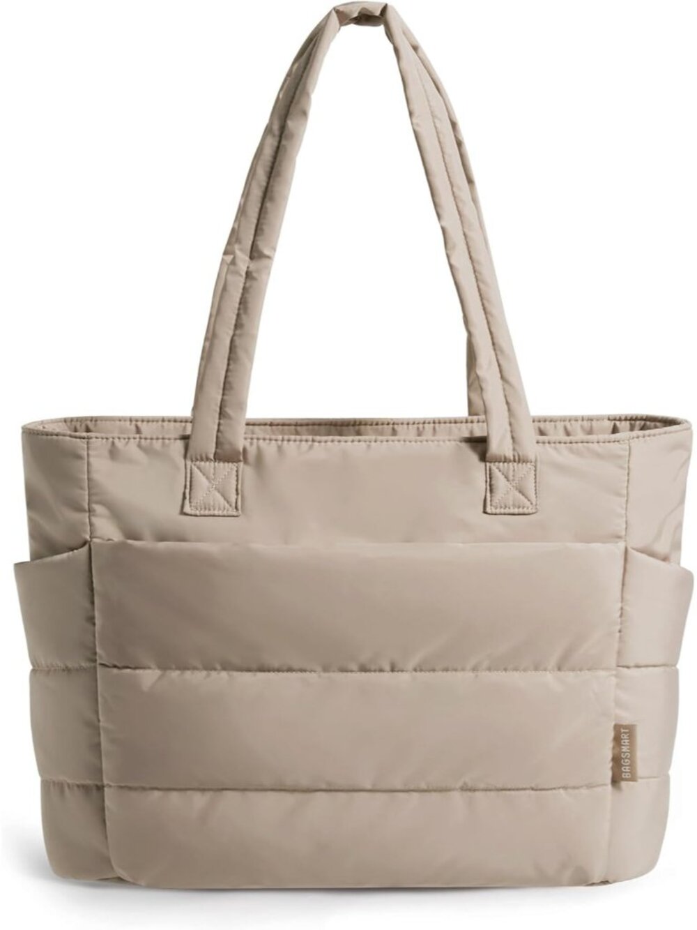 Tote Bag for Women, Lightweight Puffy Tote Bag with Compartments Shoulder Bag Ha